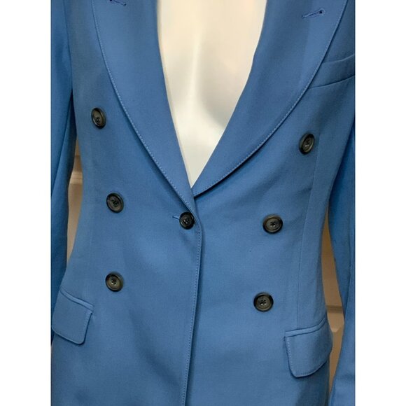 Smythe Not A DB Blazer Blue Slate Single Button Jacket, Size 4 - Picture 5 of 10